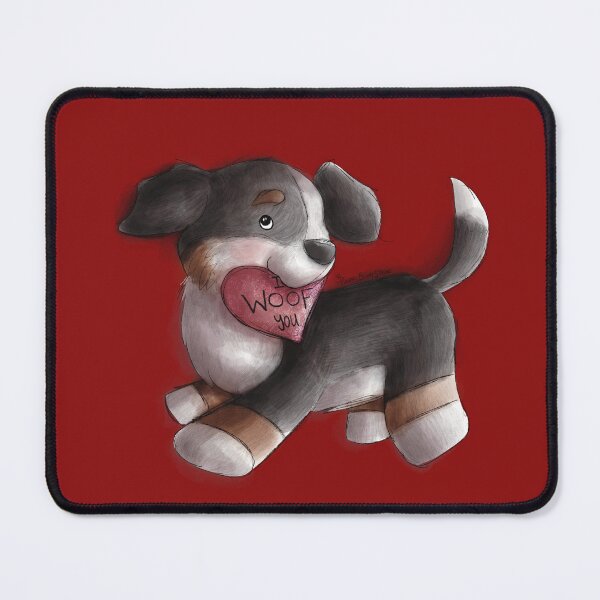 Item preview, I WOOF You! - Bernese Mountain Dog Puppy (HOPPIG) designed and sold by punnybunnystudio.