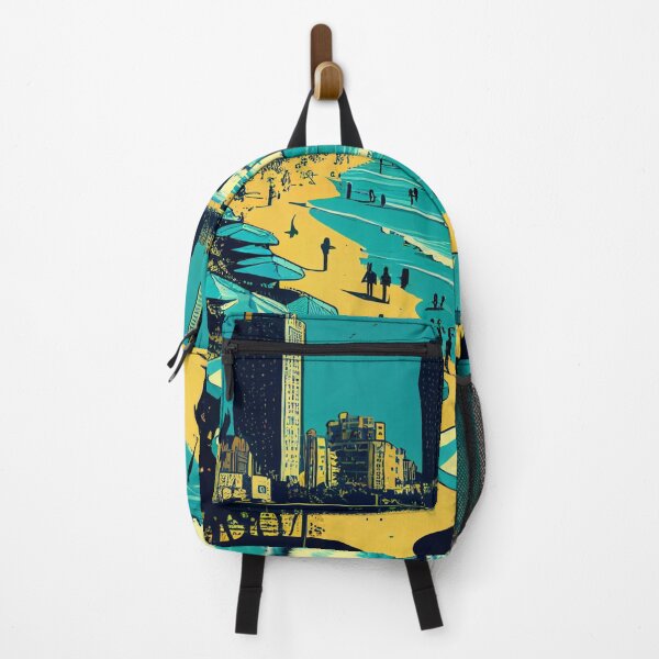 Item preview, Tel Aviv Beach coast, City, Coastal Wall Art, Printable Art or Gift, Surf Vibes, Summer, Contemporary designed and sold by Shaka-Surf-Tees.