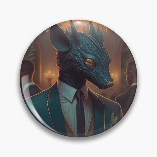 Artikelvorschau, Ein Reptil bei einem Treffen der Geheimgesellschaft entworfen und verkauft von Mono.fi Studios.