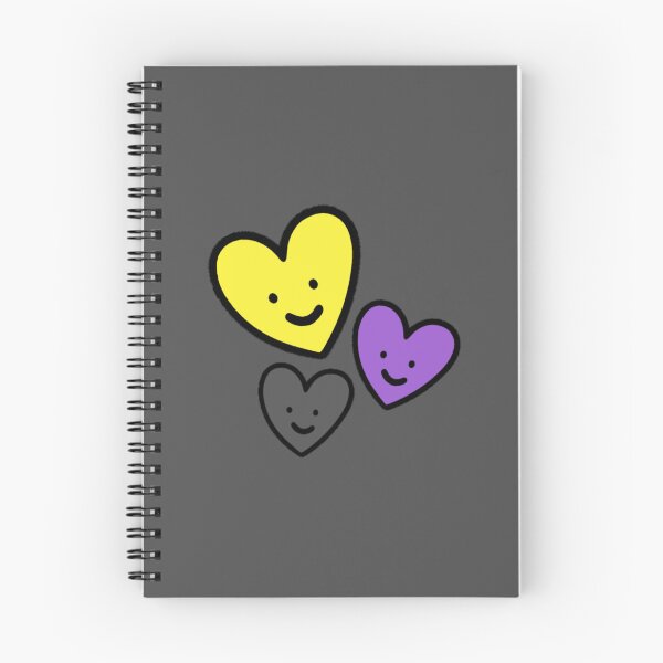 Item preview, Subtle Nonbinary Pride Hearts designed and sold by everything4eva.