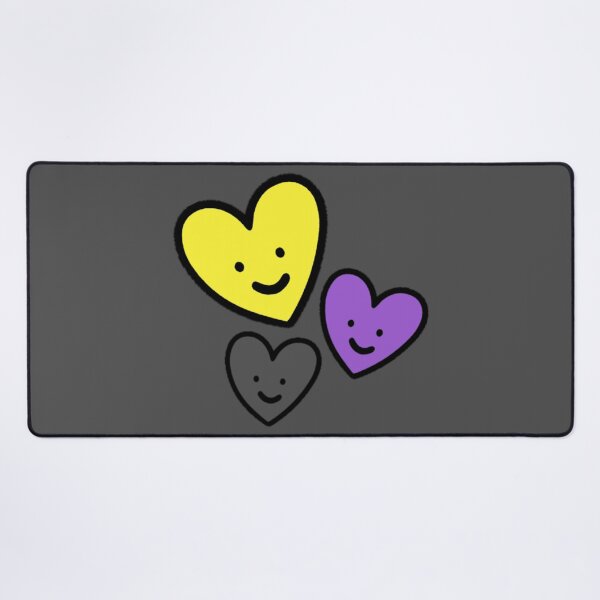 Item preview, Subtle Nonbinary Pride Hearts designed and sold by everything4eva.