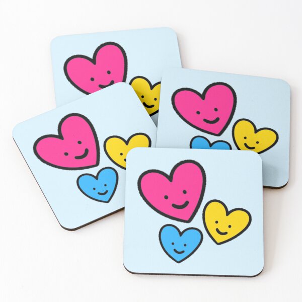 Item preview, Subtle Pan Pride Hearts designed and sold by everything4eva.