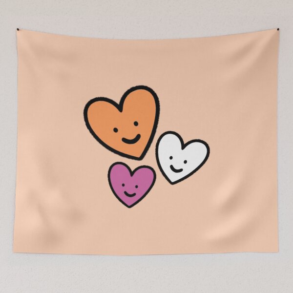 Item preview, Subtle Lesbian Pride Hearts designed and sold by everything4eva.