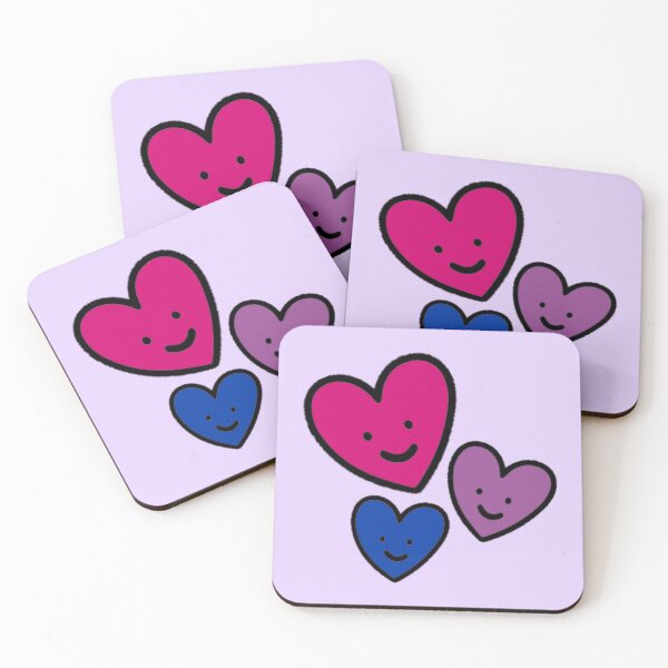 Item preview, Subtle Bisexual Pride Hearts designed and sold by everything4eva.
