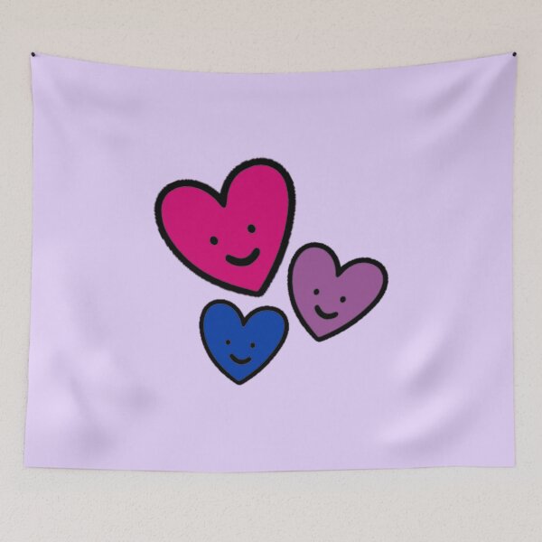 Item preview, Subtle Bisexual Pride Hearts designed and sold by everything4eva.