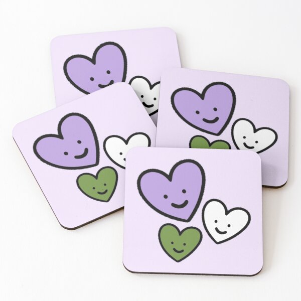 Item preview, Subtle Genderqueer Pride Hearts designed and sold by everything4eva.