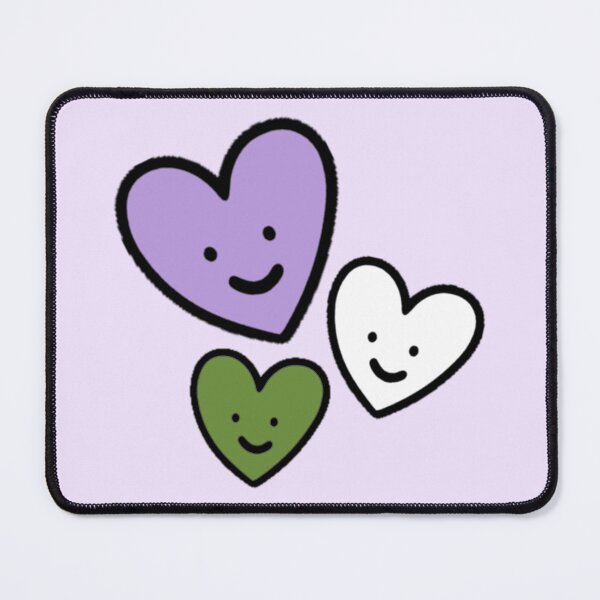 Item preview, Subtle Genderqueer Pride Hearts designed and sold by everything4eva.