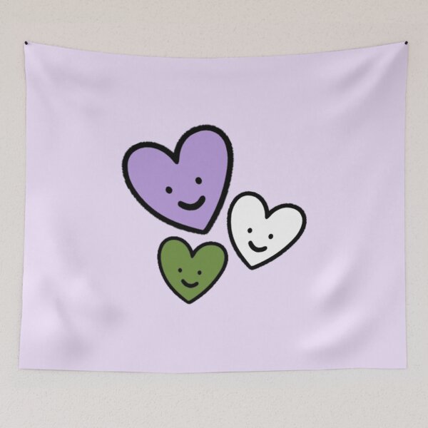 Item preview, Subtle Genderqueer Pride Hearts designed and sold by everything4eva.
