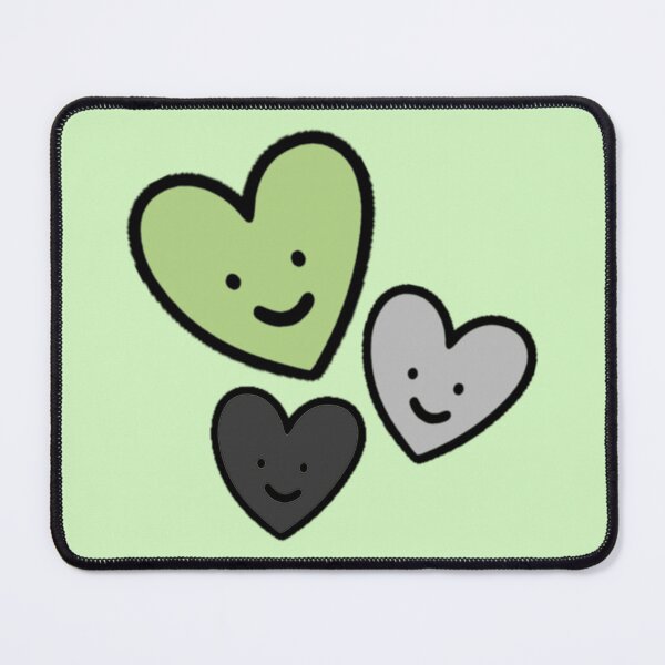 Item preview, Subtle Aromantic Pride Hearts designed and sold by everything4eva.