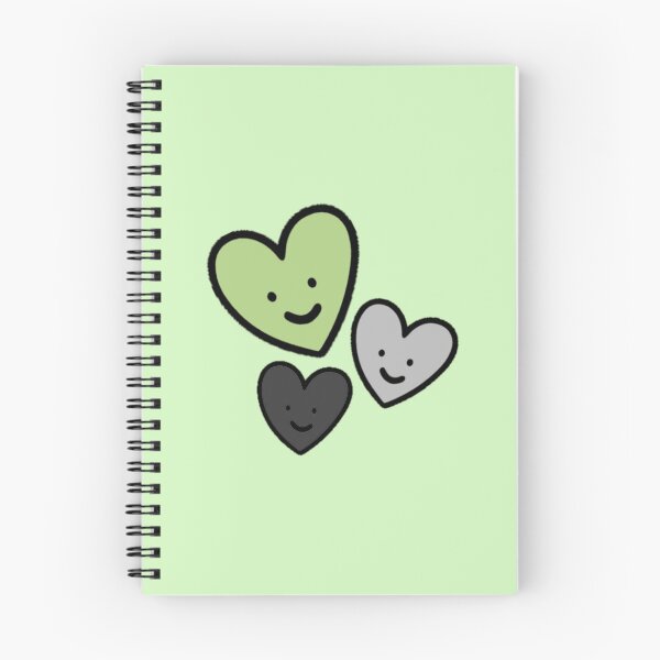 Item preview, Subtle Aromantic Pride Hearts designed and sold by everything4eva.
