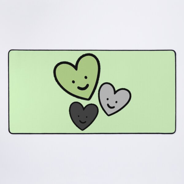 Item preview, Subtle Aromantic Pride Hearts designed and sold by everything4eva.