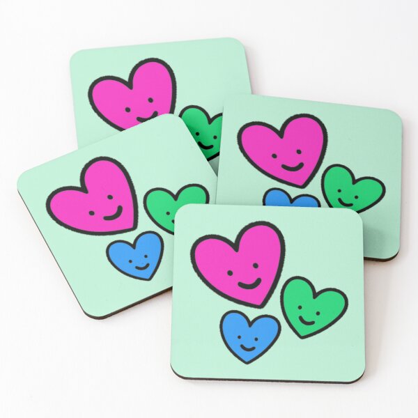 Item preview, Subtle Poly Pride Hearts designed and sold by everything4eva.