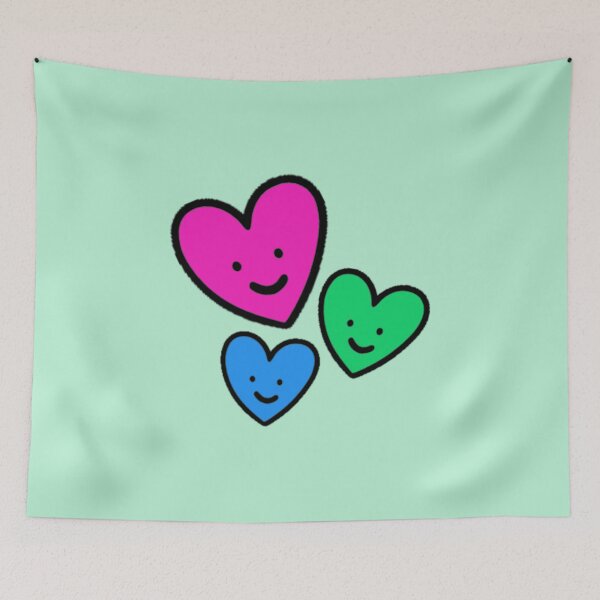 Item preview, Subtle Poly Pride Hearts designed and sold by everything4eva.