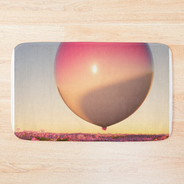 Item preview, Aesthetic Lonely Balloon in Pink Flower Field designed and sold by beyondexistence.