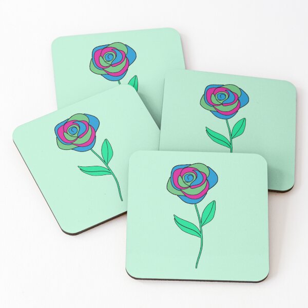 Item preview, Subtle Poly Pride Rose designed and sold by everything4eva.