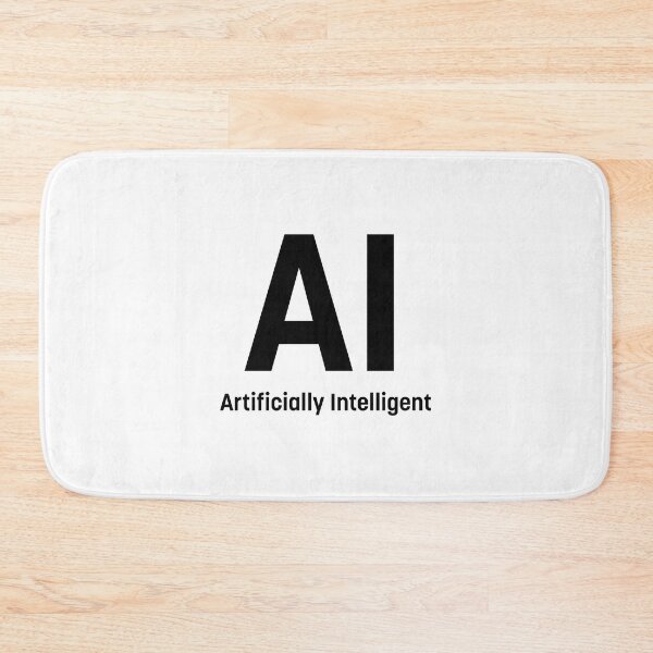 Item preview, AI - Artificially Intelligent (Black) designed and sold by STUDIO-72.