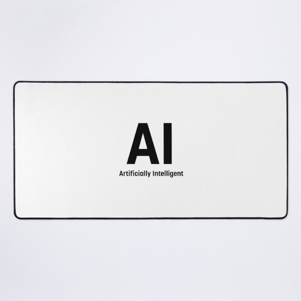 Item preview, AI - Artificially Intelligent (Black) designed and sold by STUDIO-72.