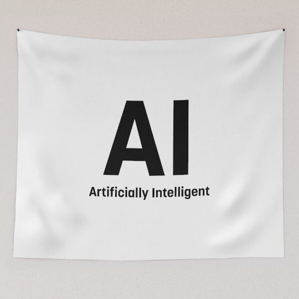 Item preview, AI - Artificially Intelligent (Black) designed and sold by STUDIO-72.