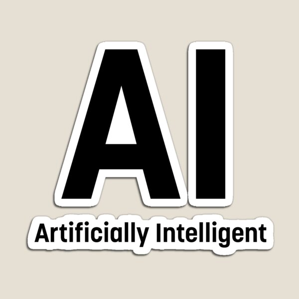 Item preview, AI - Artificially Intelligent (Black) designed and sold by STUDIO-72.