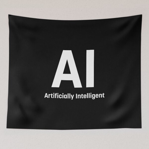 Item preview, AI - Artificially Intelligent (White) designed and sold by STUDIO-72.