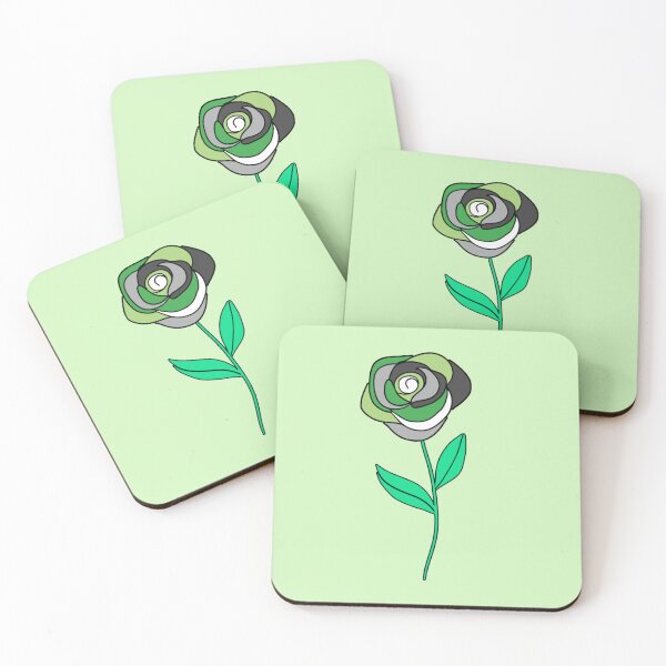 Item preview, Subtle Aromantic Pride Rose designed and sold by everything4eva.