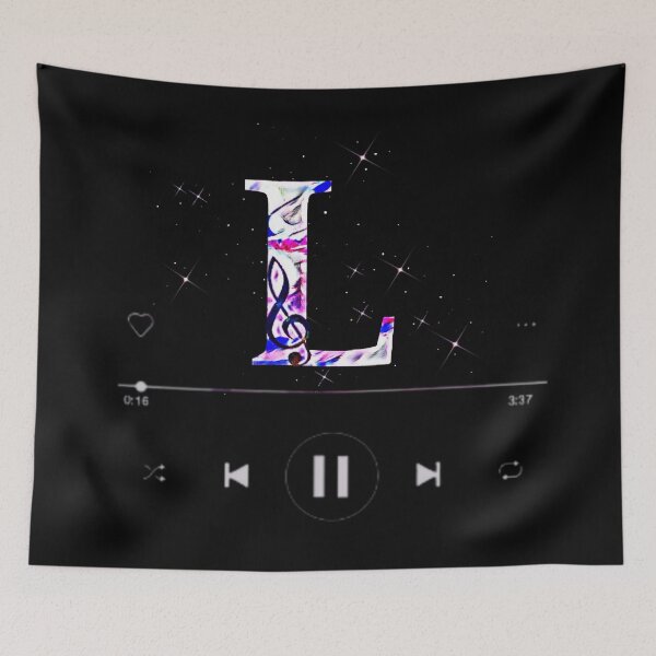 Item preview, L Letter Music Fashion designed and sold by Supernova98.