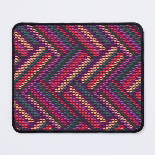 Item preview, Colorful Pink Blue Purple Knitting Pattern designed and sold by Patternawy.