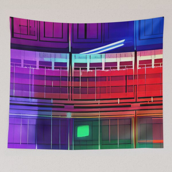 Item preview, Cyberpunk Building Facade designed and sold by Arkneer.