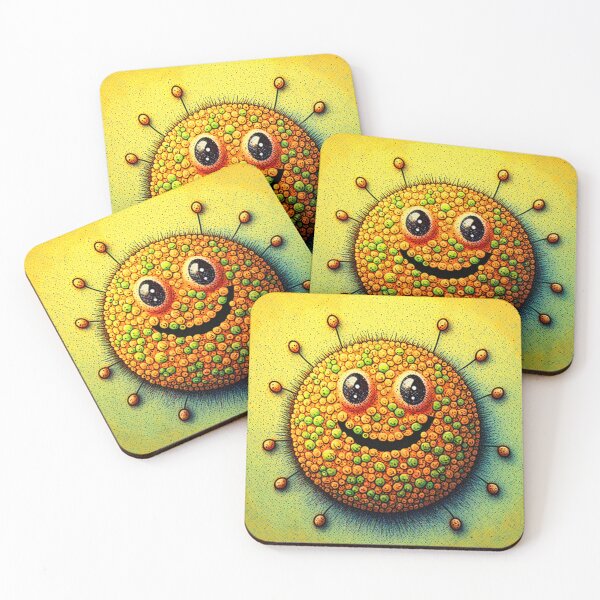 Item preview, Funny cartoon smiling sun on a background  designed and sold by PinkDahlia20.