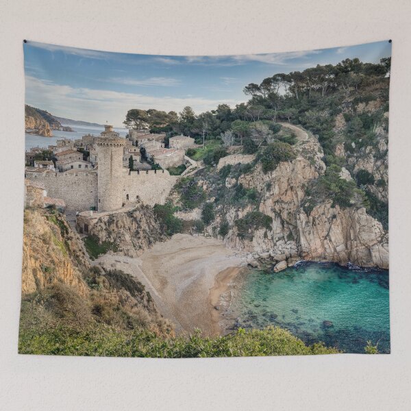 Item preview, Idyllic Mediterranean cove in Costa Brava, Tossa de Mar, Cala es Codolar, Catalonia, Spain Travel Photography designed and sold by Marc Garrido Clotet.