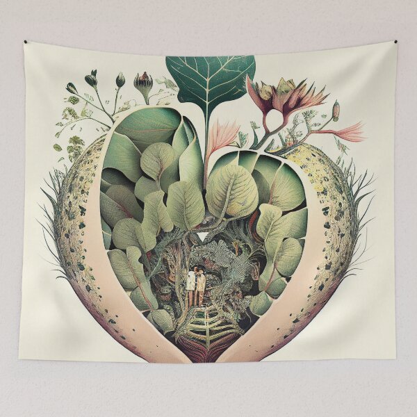 Item preview, Surreal Bontanic illustration designed and sold by FarmDYea.