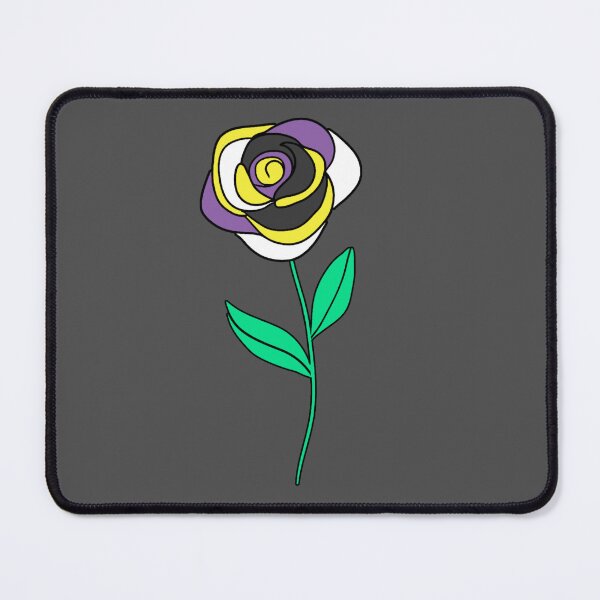 Item preview, Subtle Nonbinary Pride Rose designed and sold by everything4eva.