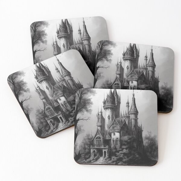Item preview, Dark Gothic Castle Artwork - Gothic Art  designed and sold by ZickDezine.