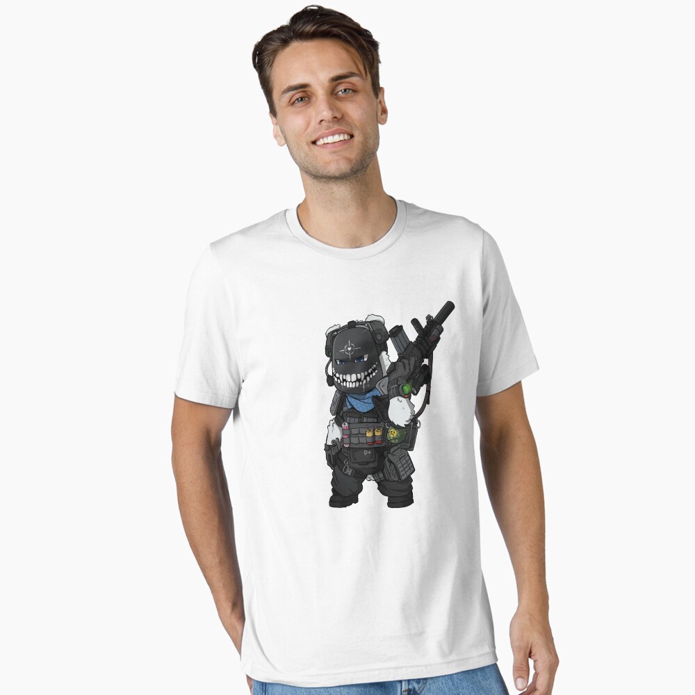 Vista previa del artículo con la obra «Camiseta esencial», diseñado y vendido por hiwez.