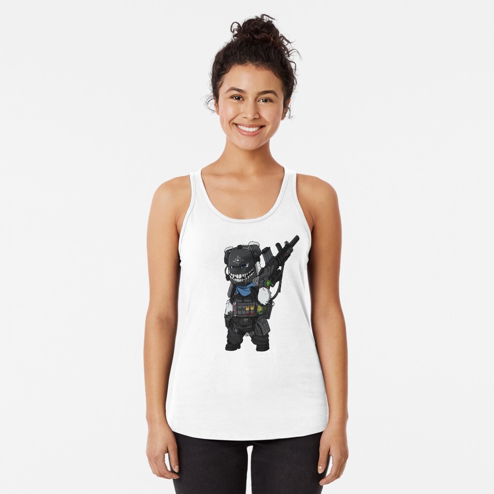 Vista previa del artículo con la obra «Camiseta con espalda nadadora», diseñado y vendido por hiwez.