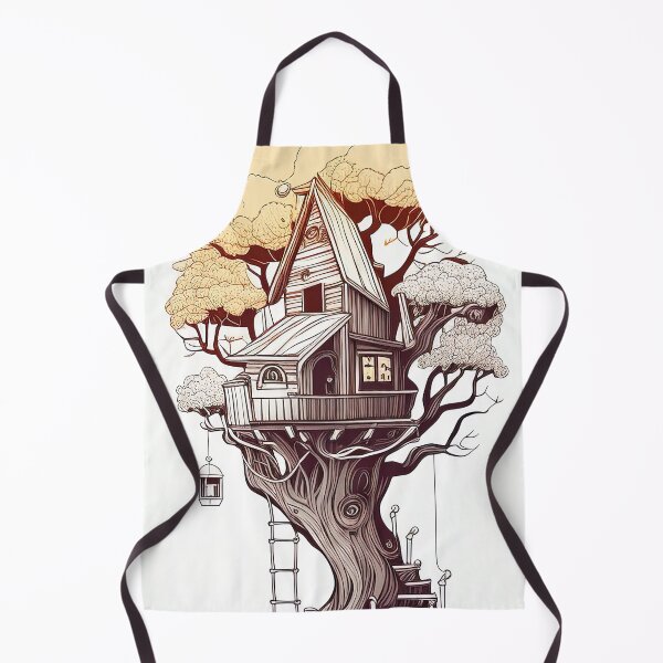Item preview, Treehouse sketch outline drawing designed and sold by RK - Shop.