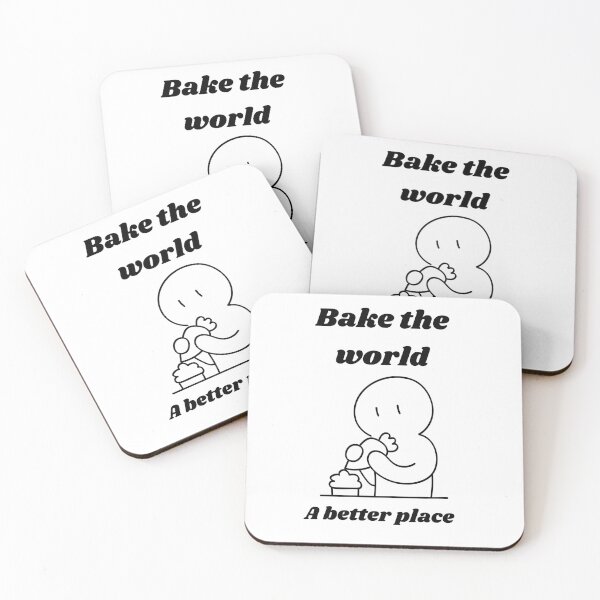 Item preview,  bake the world a better place designed and sold by Speckledfrog.