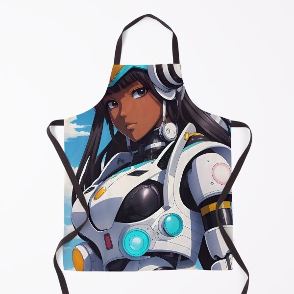Item preview, Mecha City Gworl | Black Anime Girl designed and sold by blackanimemecca.