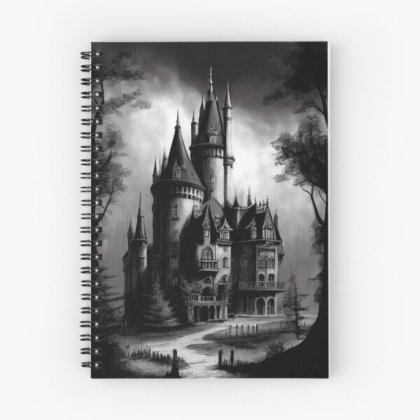 Item preview,  Dark Gothic Castle Artwork - Gothic Art - Gothic Drawing  designed and sold by ZickDezine.