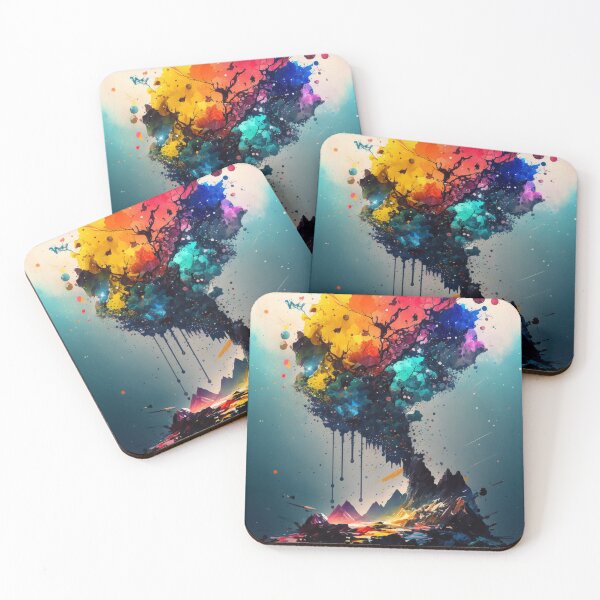 Item preview, Abstract colorful Landscape designed and sold by Kenneth Heiss.