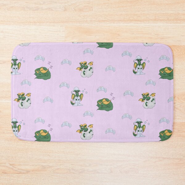 Item preview, Cute Sleepytime Dragon Pattern And Stickersheet designed and sold by nhitori.