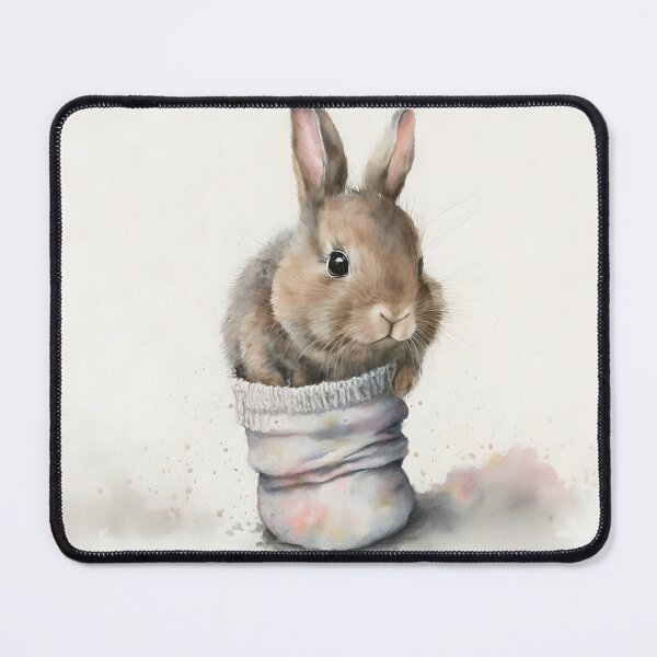 Item preview, Cute Bunny in a sock designed and sold by Kenneth Heiss.
