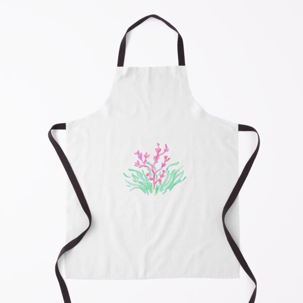 Item preview, Handdrawn Green Ocean Seaweed and Pink Coral Reef designed and sold by megasunnie.