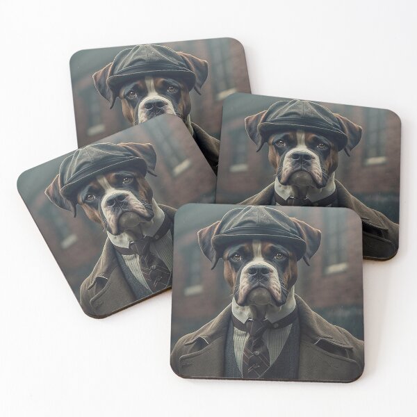 Artikelvorschau, Boxer Dog Peaky Blinders 03 entworfen und verkauft von PetSmartsPrint.