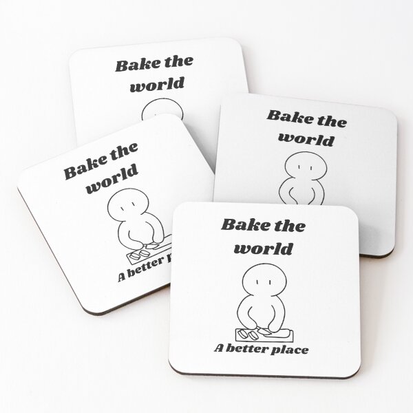 Item preview, bake the world a better place⭐️⭐️⭐️⭐️⭐️ designed and sold by Speckledfrog.