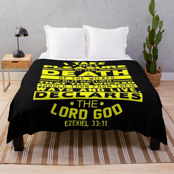 Item preview, I Take No Pleasure In The Death Of The Wicked. Ezekiel 33:11 designed and sold by plushism.