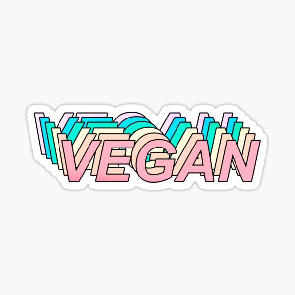 Vegan Stickers Redbubble