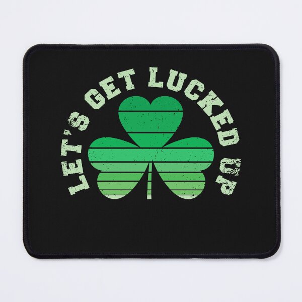 Item preview, Let's Get Lucked Up St Patrick's Day VIntage Clover designed and sold by Get A Wear Shop.