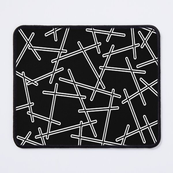 Item preview, Abstract geometric pattern - black and white. designed and sold by K.S ART.