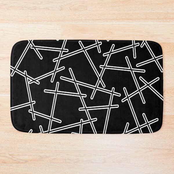 Item preview, Abstract geometric pattern - black and white. designed and sold by K.S ART.